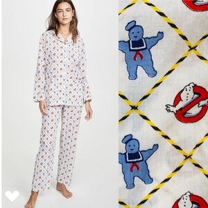 Roller Rabbit Ghostbusters Who You Gonna Call Pajama Set Sz XL